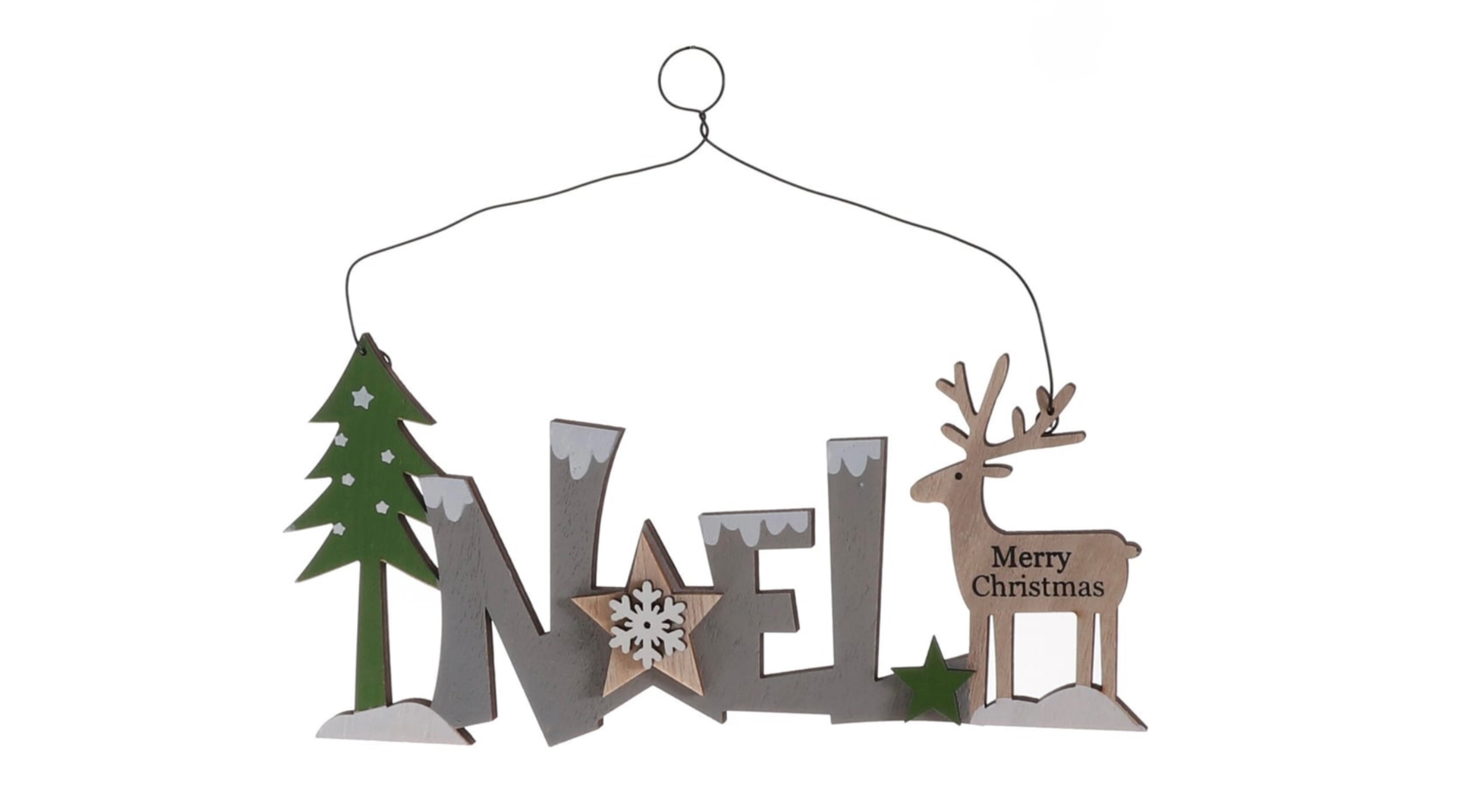 Noel Christmas Hanging Decoration