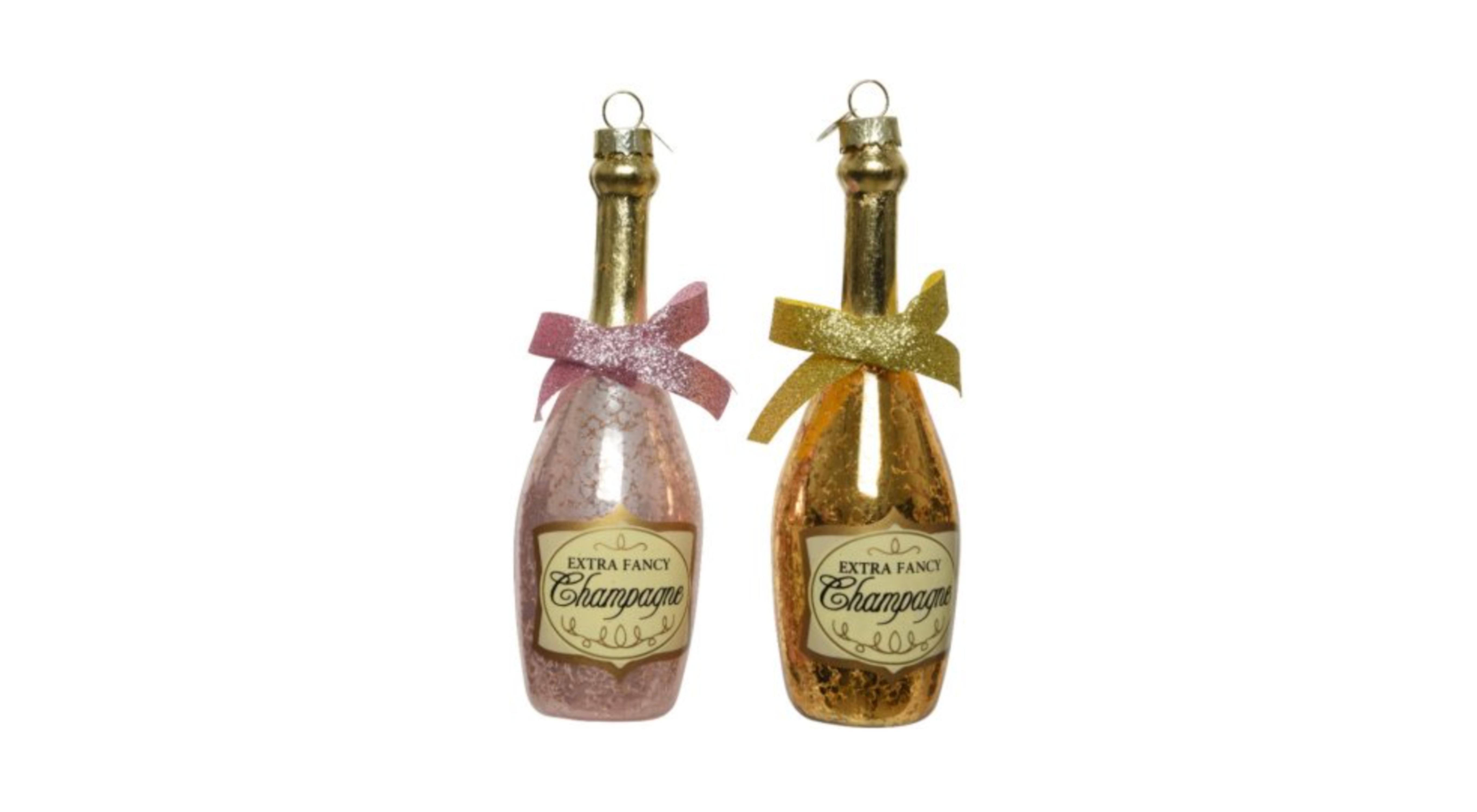 Champagne Bottle Bauble Decoration