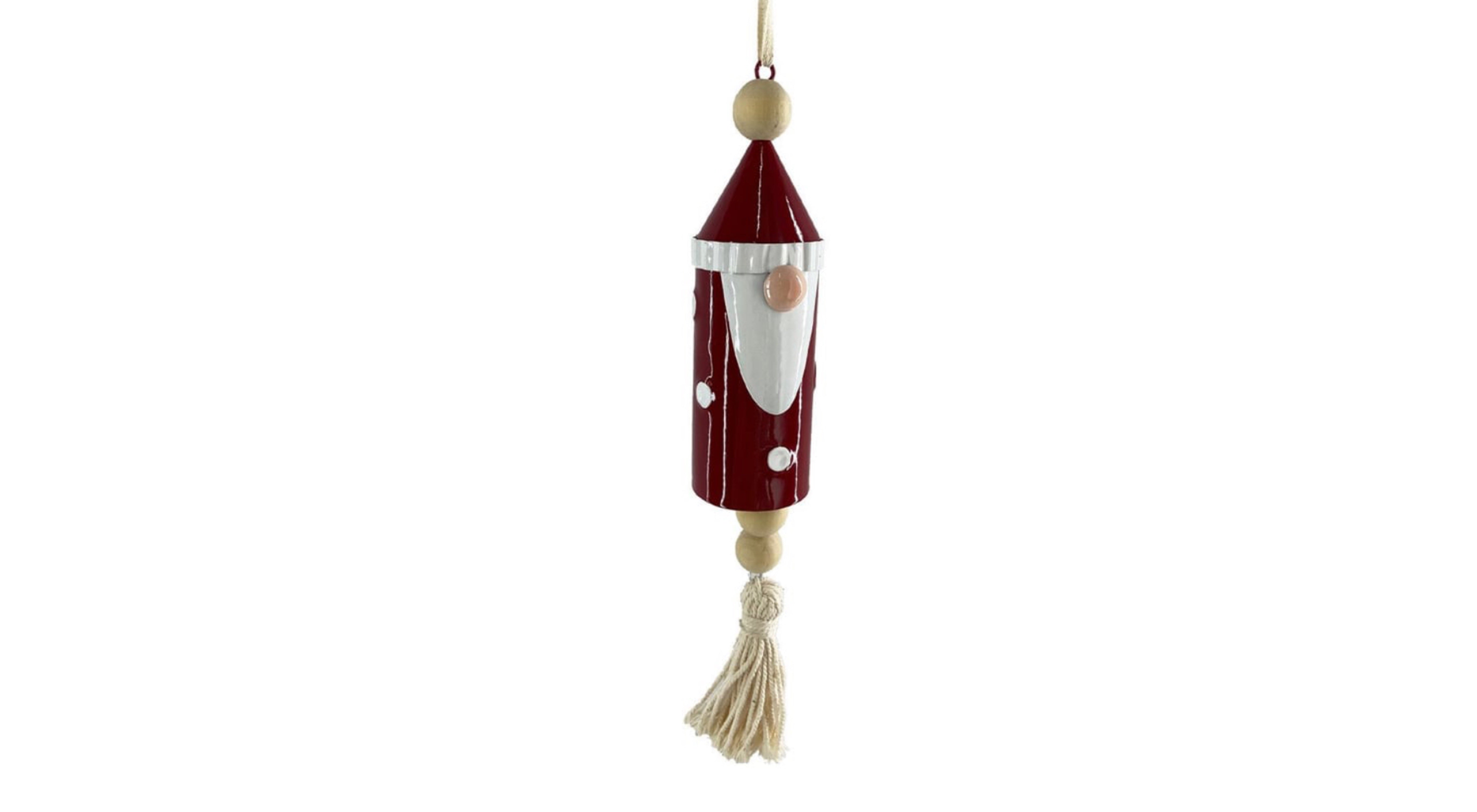 Hanging Santa Bell Decoration