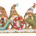 Gingerbread Gnomes "JOY" Christmas Decoration