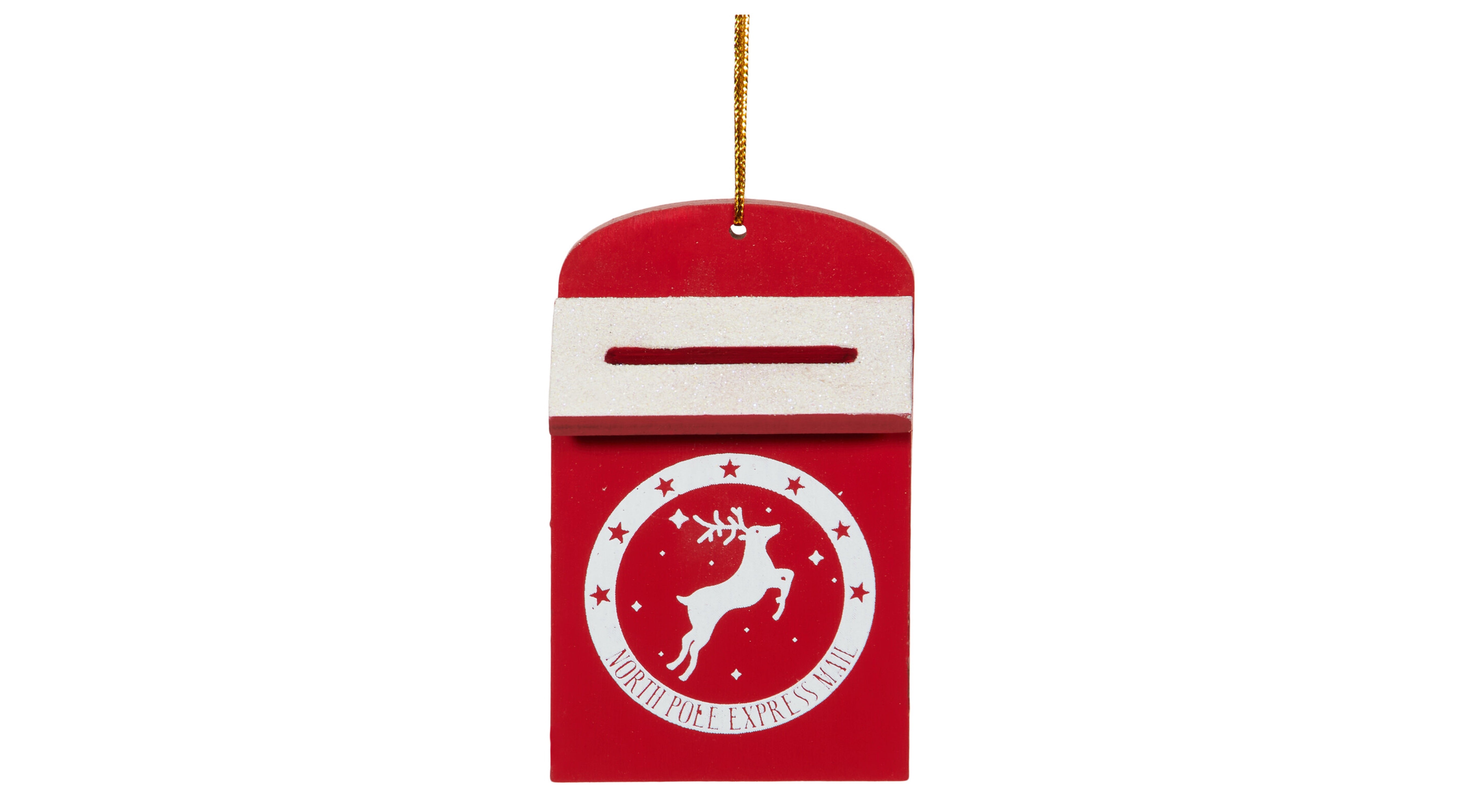 North Pole Express Mail Postbox Ornament