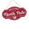North Pole Metal Sign