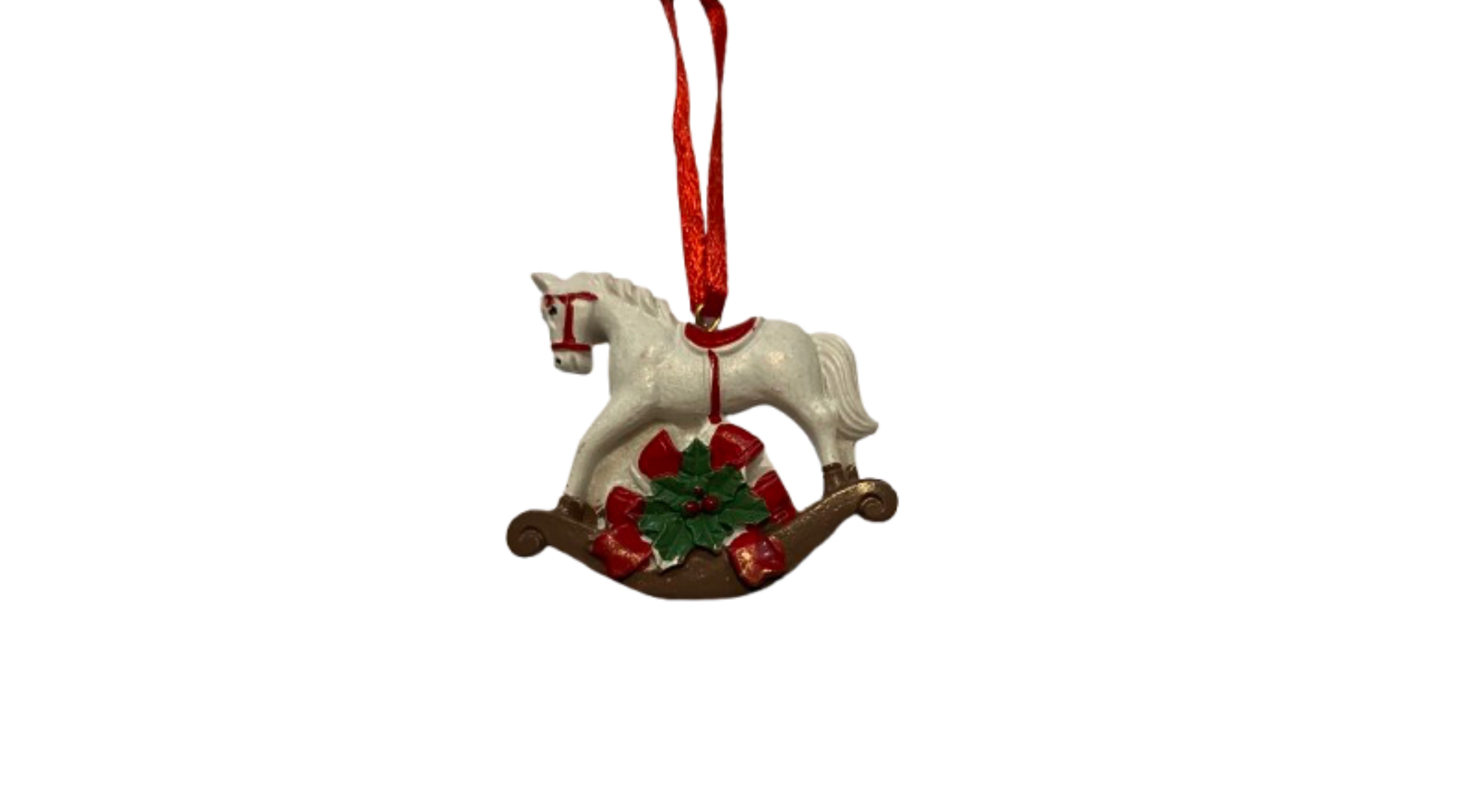 Mini Rocking Horse Christmas Ornament