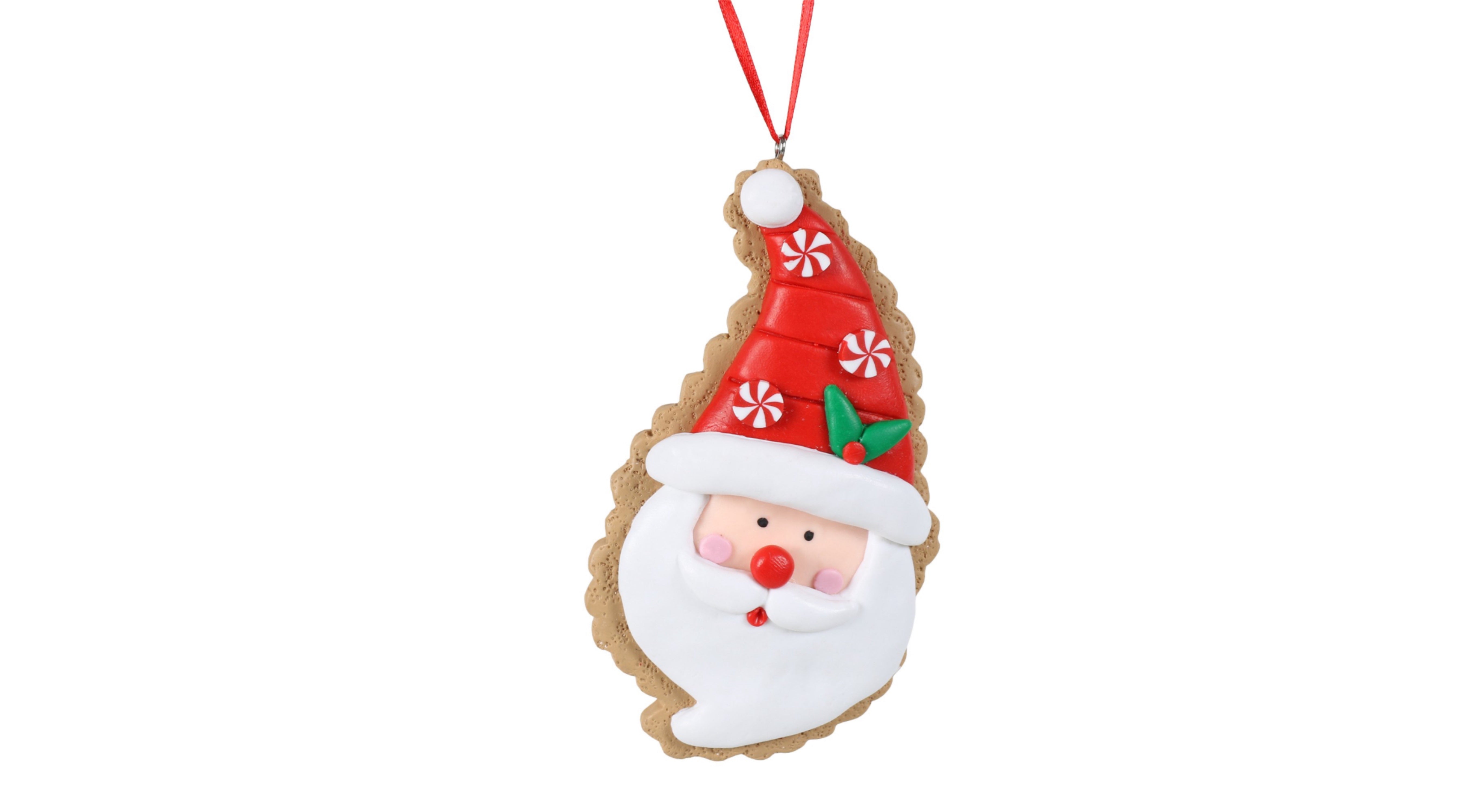 Santa Cookie Christmas Decoration