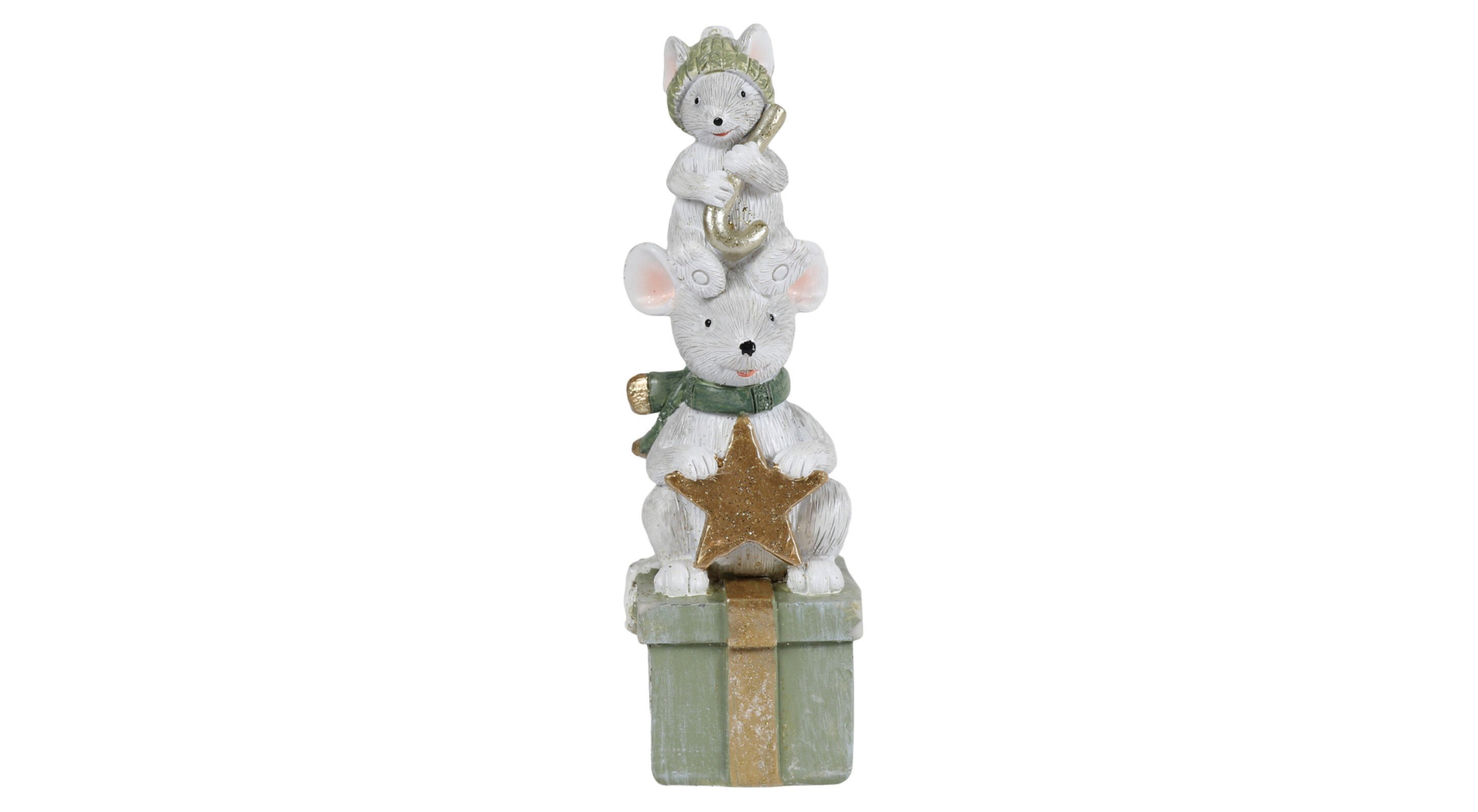 Festive Standing Mouse Decoration