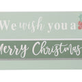 "We Wish You a Merry Christmas" Wooden Sign