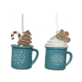 Blue Christmas Mug Baubles