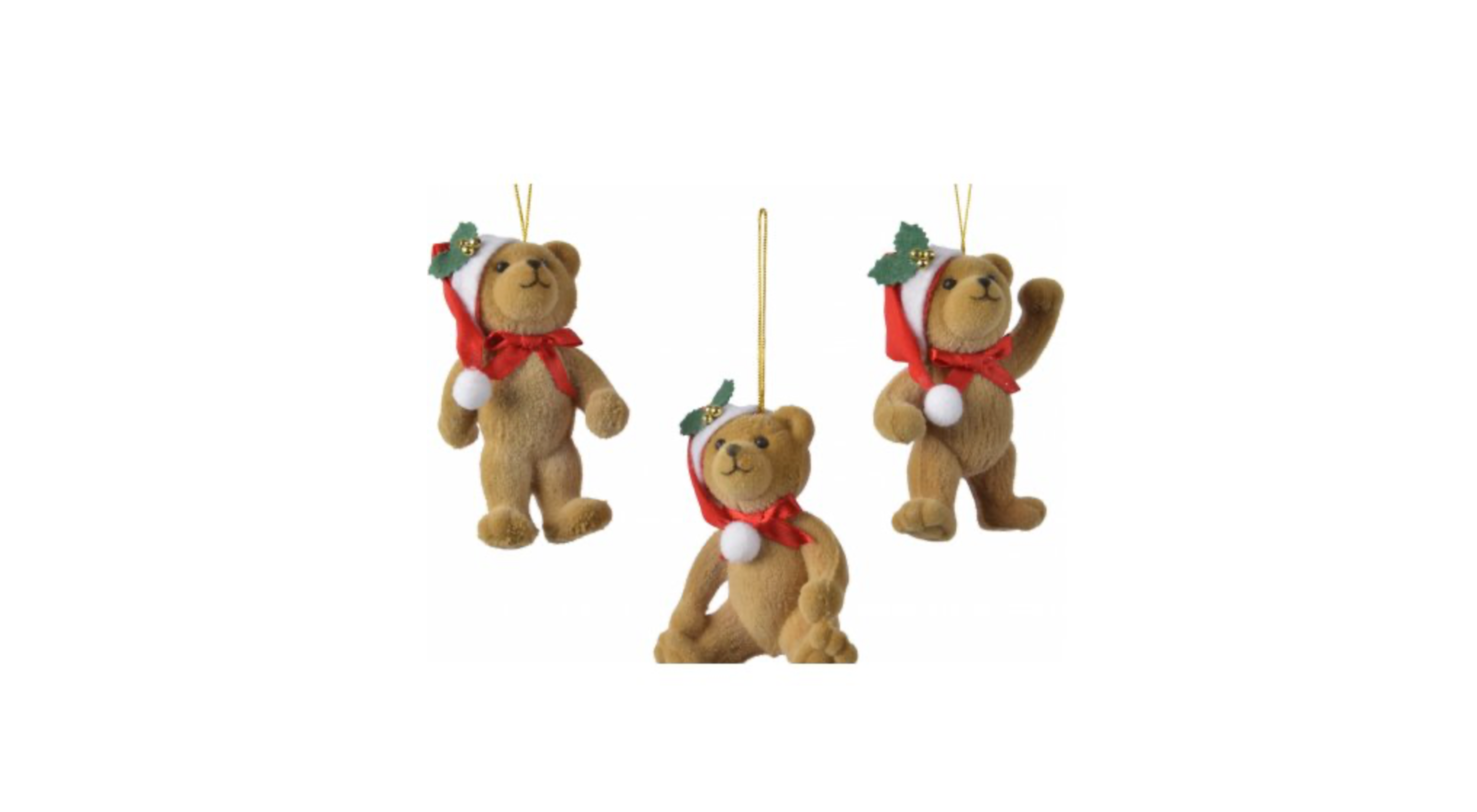Hanging Festive Bears