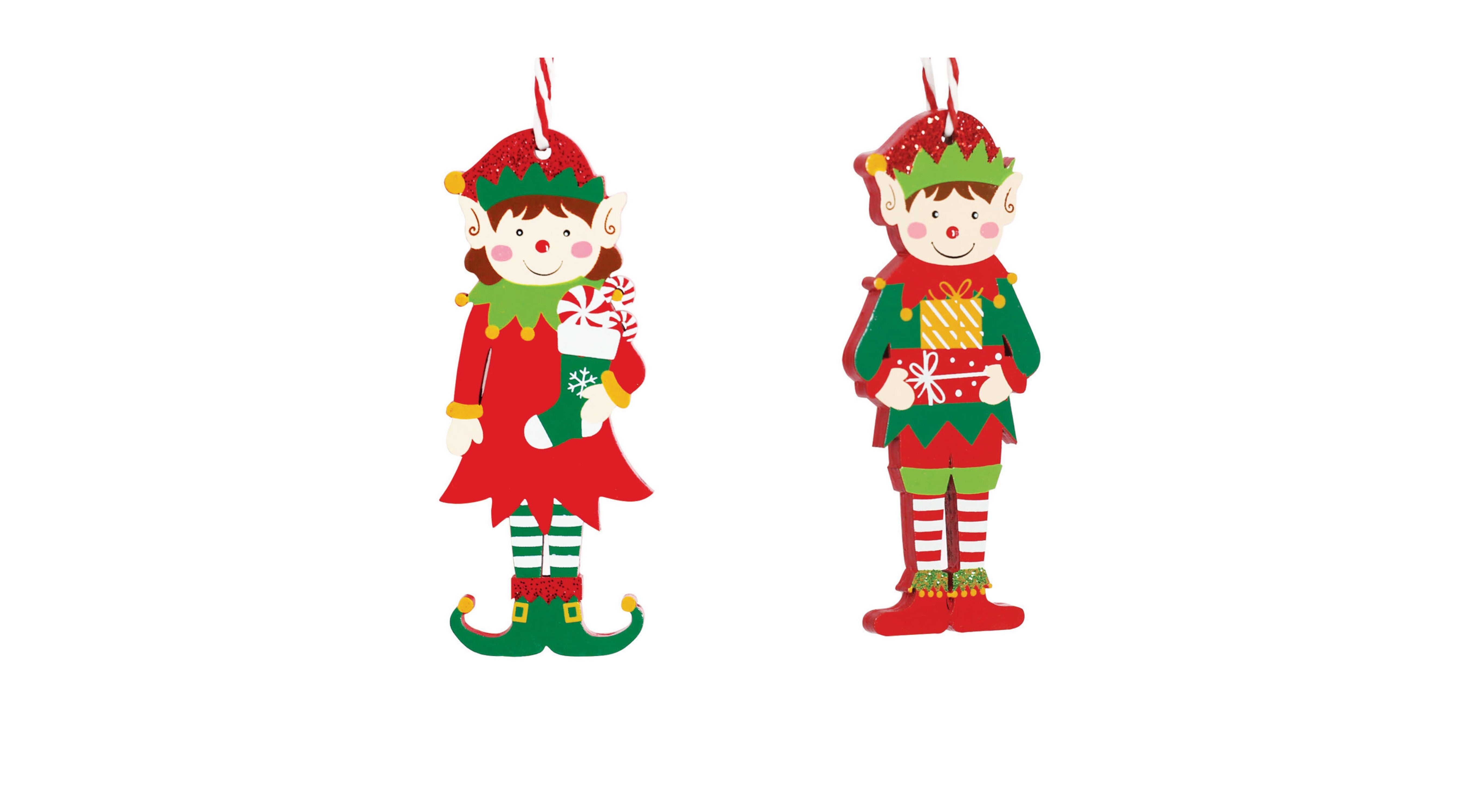 Hanging Elf Decoration