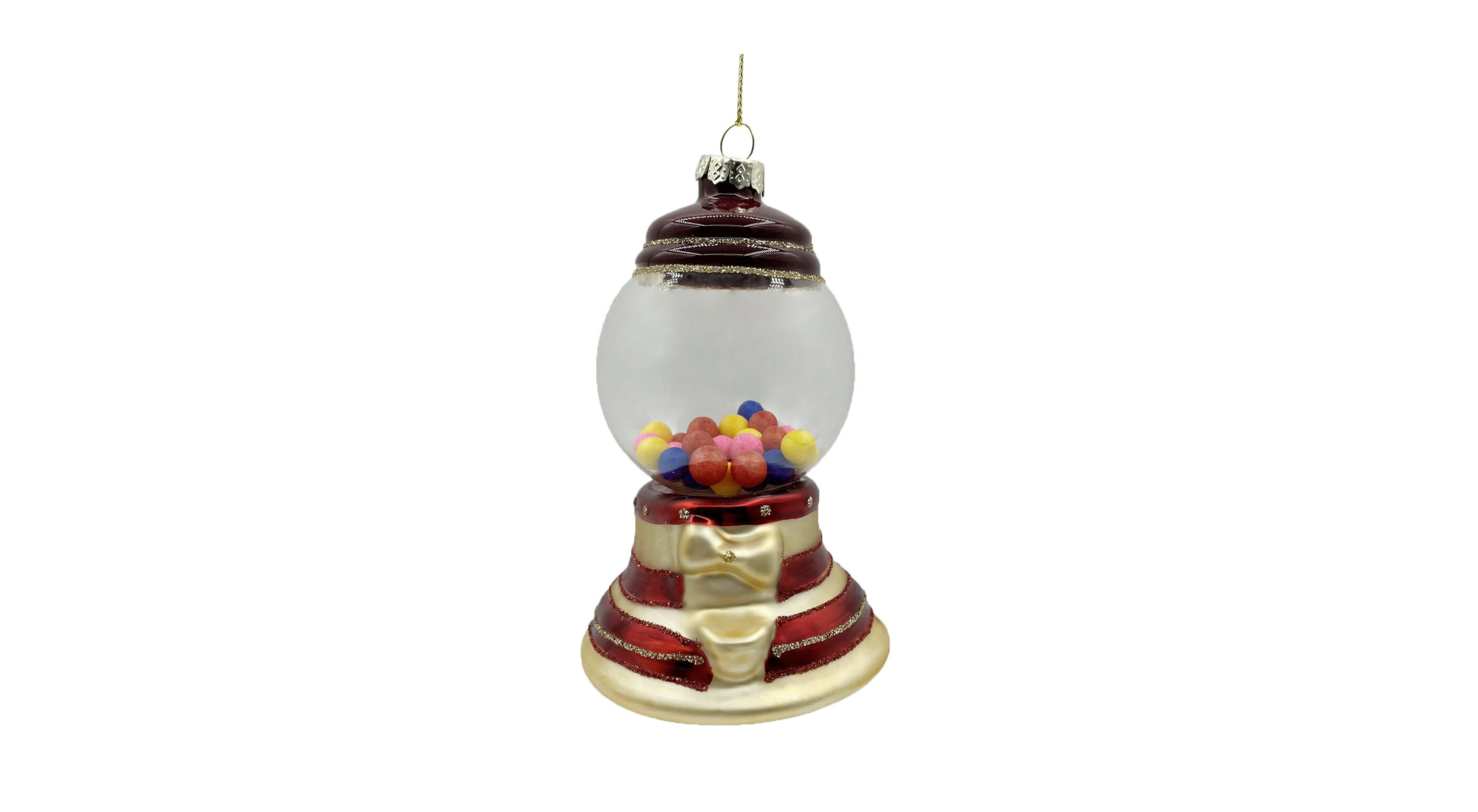 Hanging Glass Gumball Machine