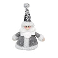 Hanging Grey and White Santa
