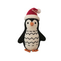 Hanging Penguin with Santa Hat