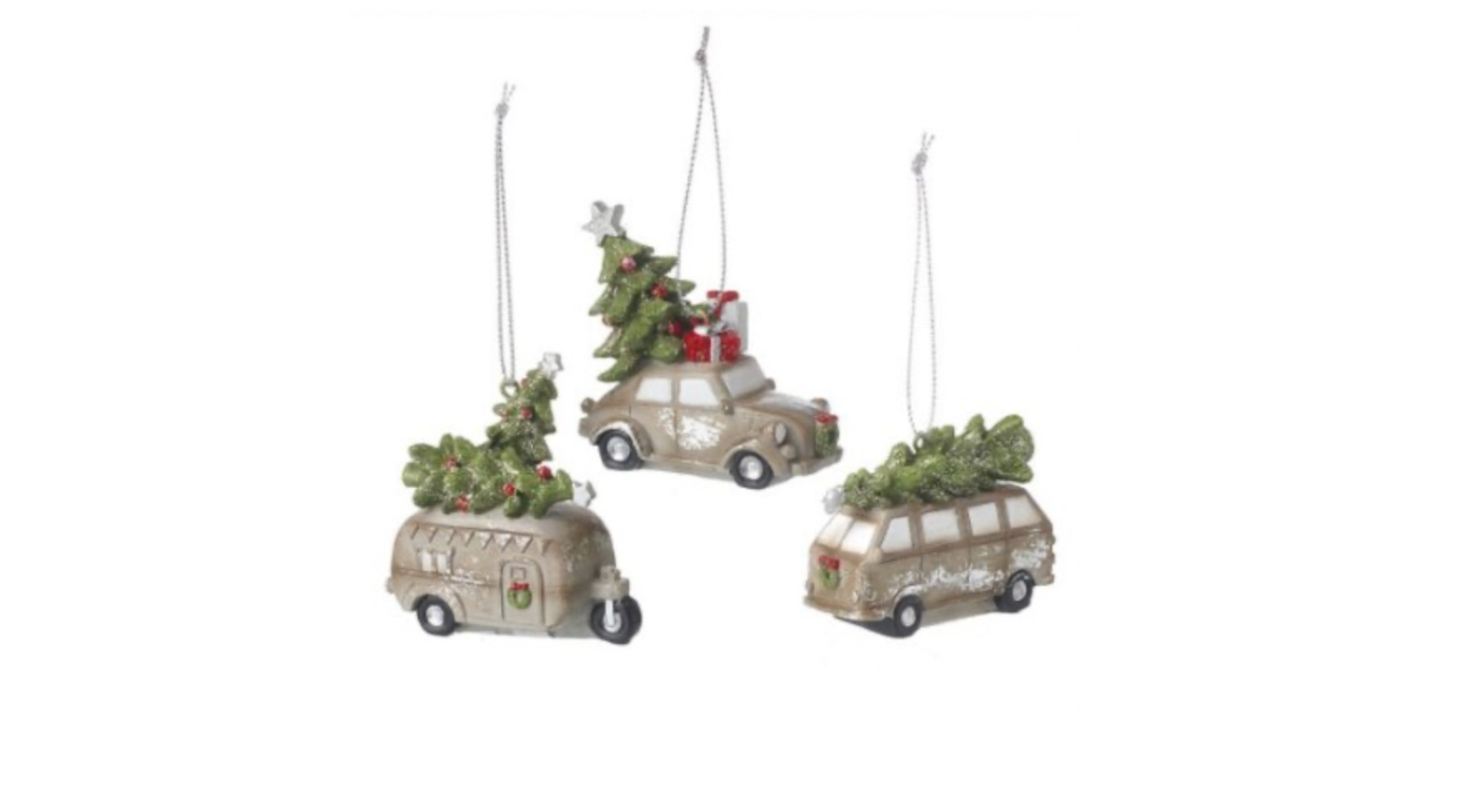 Vehicle Carrying Xmas Tree Bauble