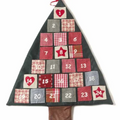 FABRIC CHRISTMAS TREE ADVENT CALENDAR
