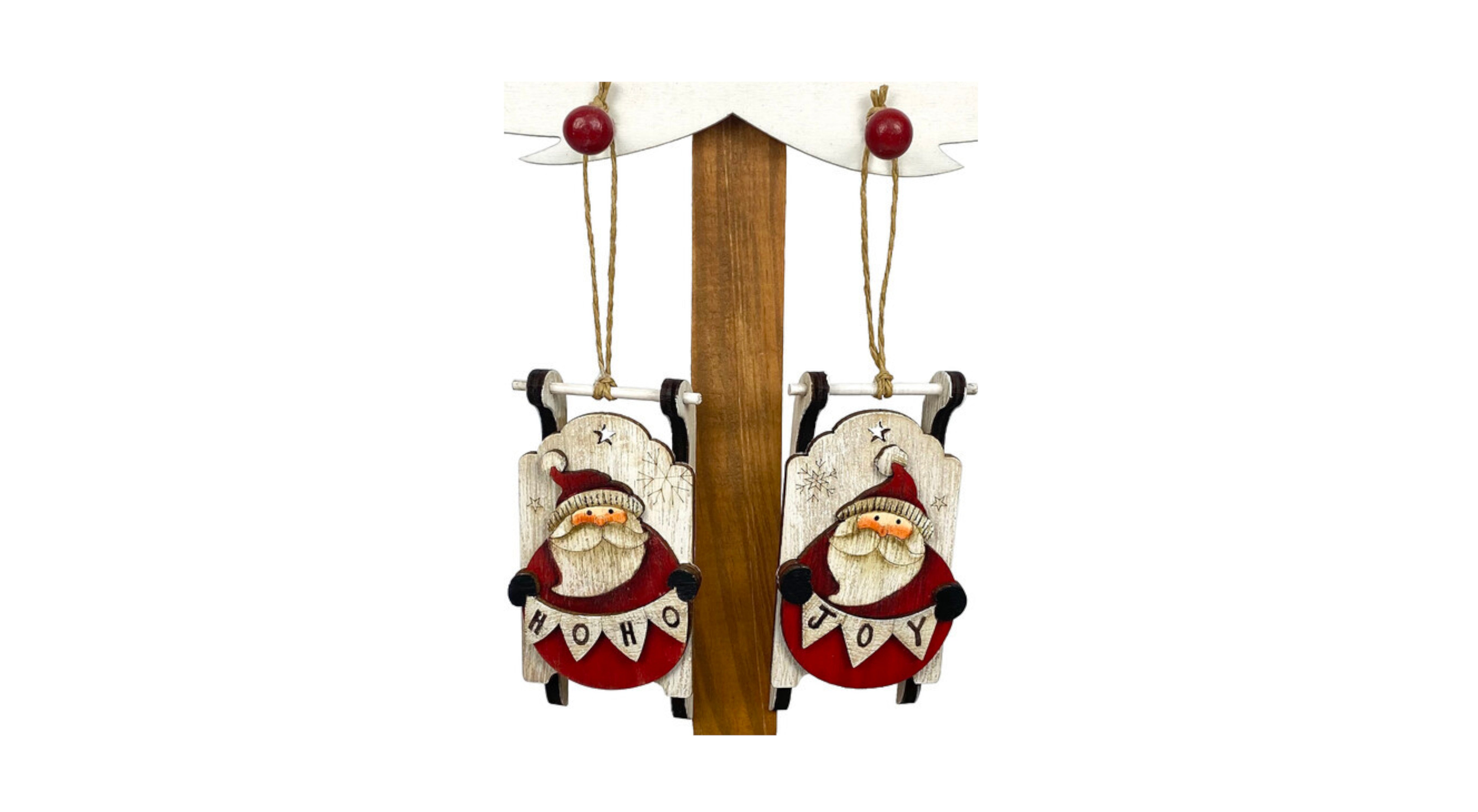 Wooden Sleigh Decoration